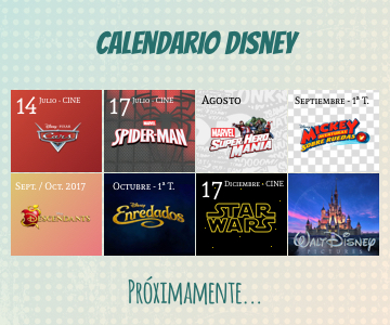 Últimos estrenos de Disney para 2017