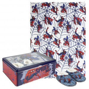 set-caja-metalica-spiderman