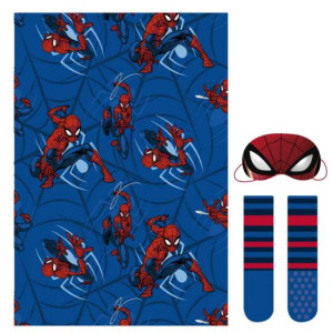 set_regalo_manta_spiderman